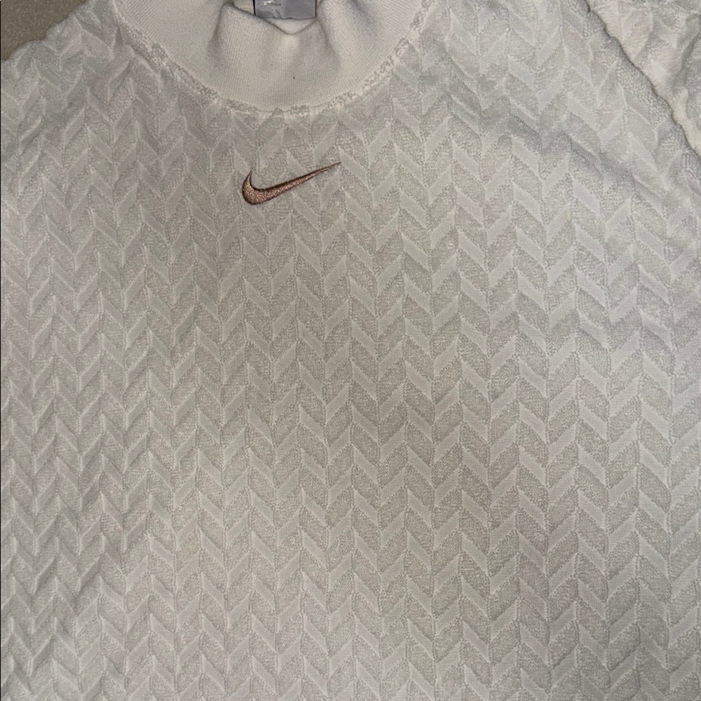 Nike Cream Textured Crewneck